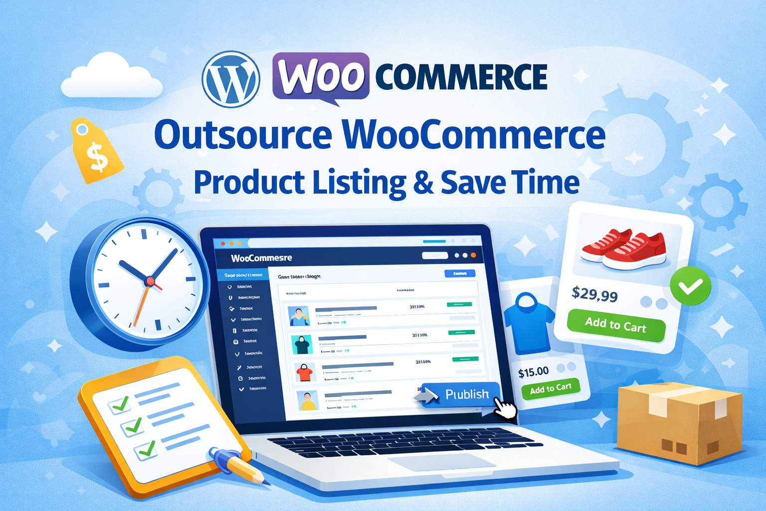 WordPress product listing service