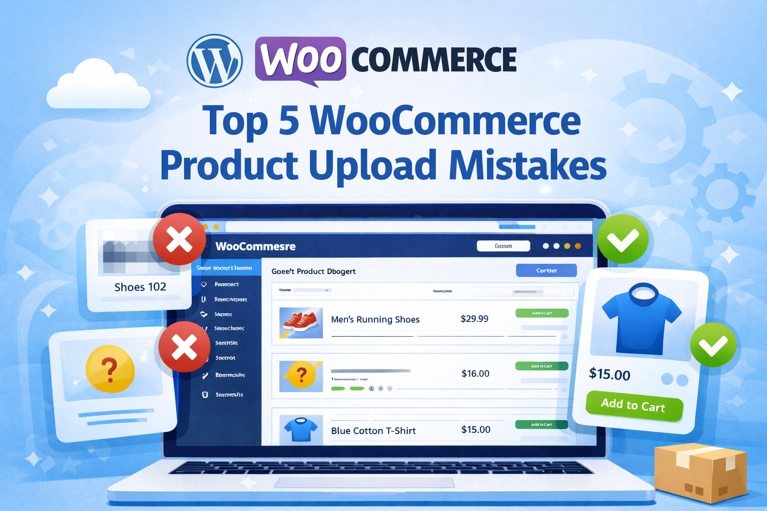 Top 5 Mistakes When Uploading Products on WooCommerce (And How to Fix Them)